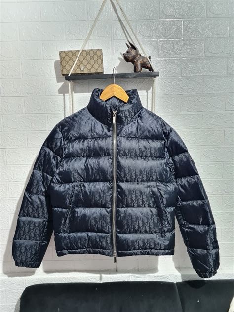 dior monogram puffer jacket